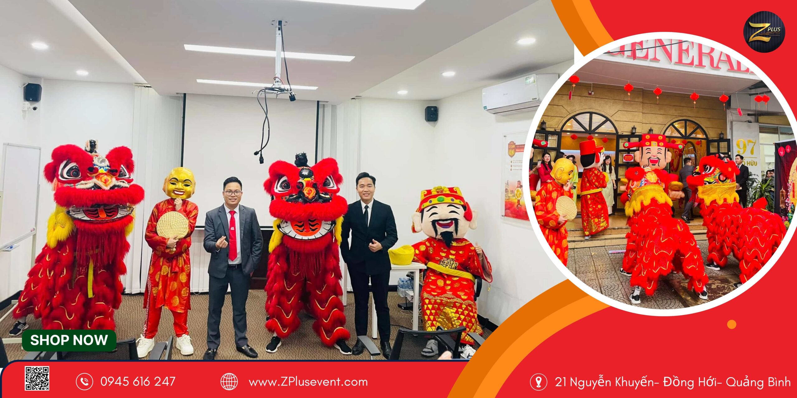 Múa lân sẽ khiến không khí thêm phần náo nhiệt, tạo niềm vui cho mọi người, từ trẻ em đến người lớn